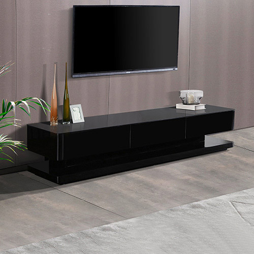 Suprilla Glossy Tempt Glass TV Cabinet With Multiple Color